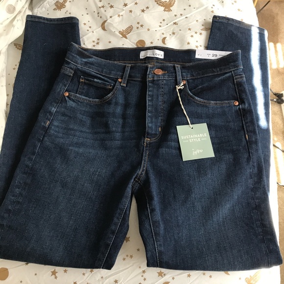 LOFT Slim Pockets Skinny Jeans Size 8 NWT - Picture 6 of 10